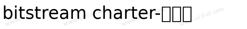 bitstream charter字体转换